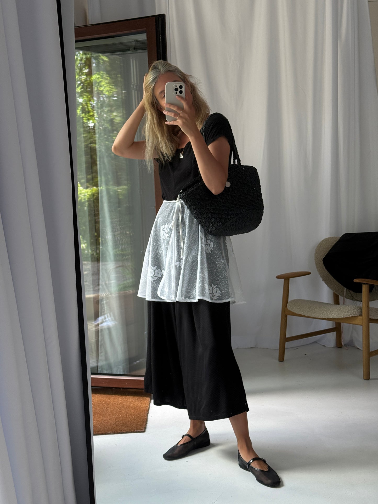 Tied Lace Skirt