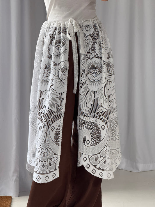 Tied Lace Skirt