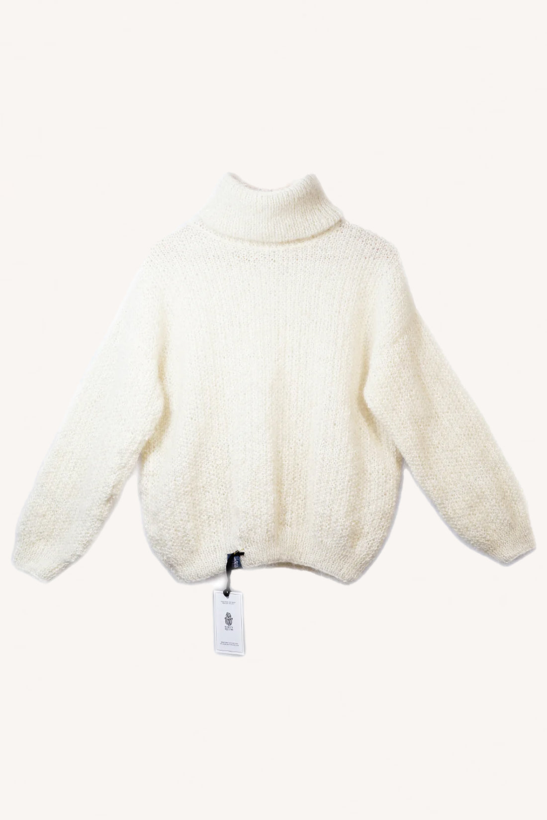 Golf Turtleneck Mohair Sweater