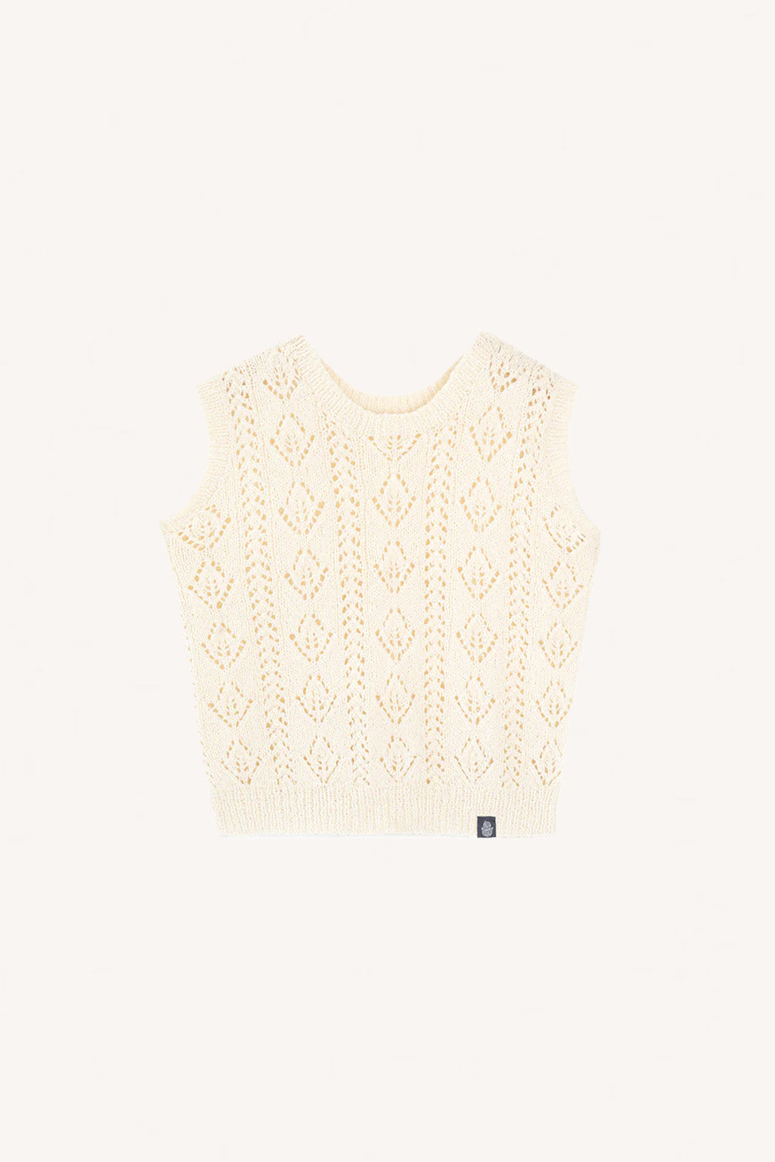 Kamizelka Flower Power Off-White Vest