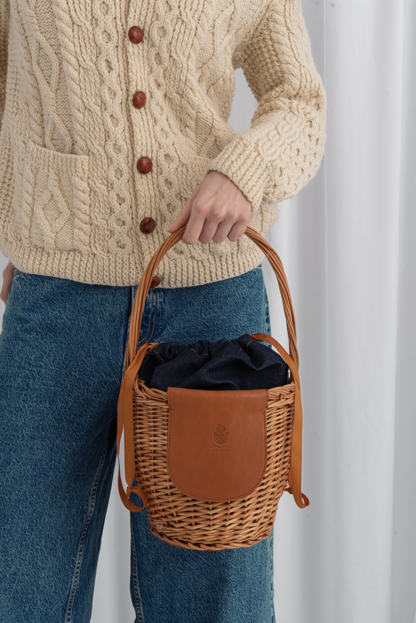 Wicker basketbag Jane