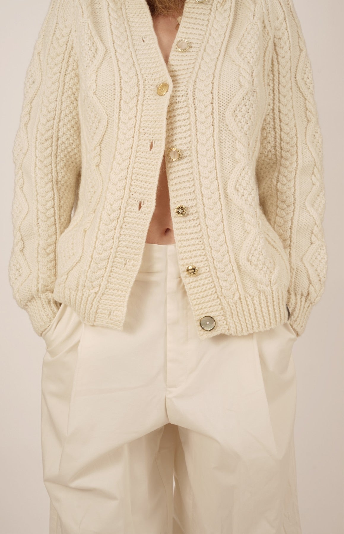 Rozpinany Sweter The Wealthy Healthy Knitted Cardigan