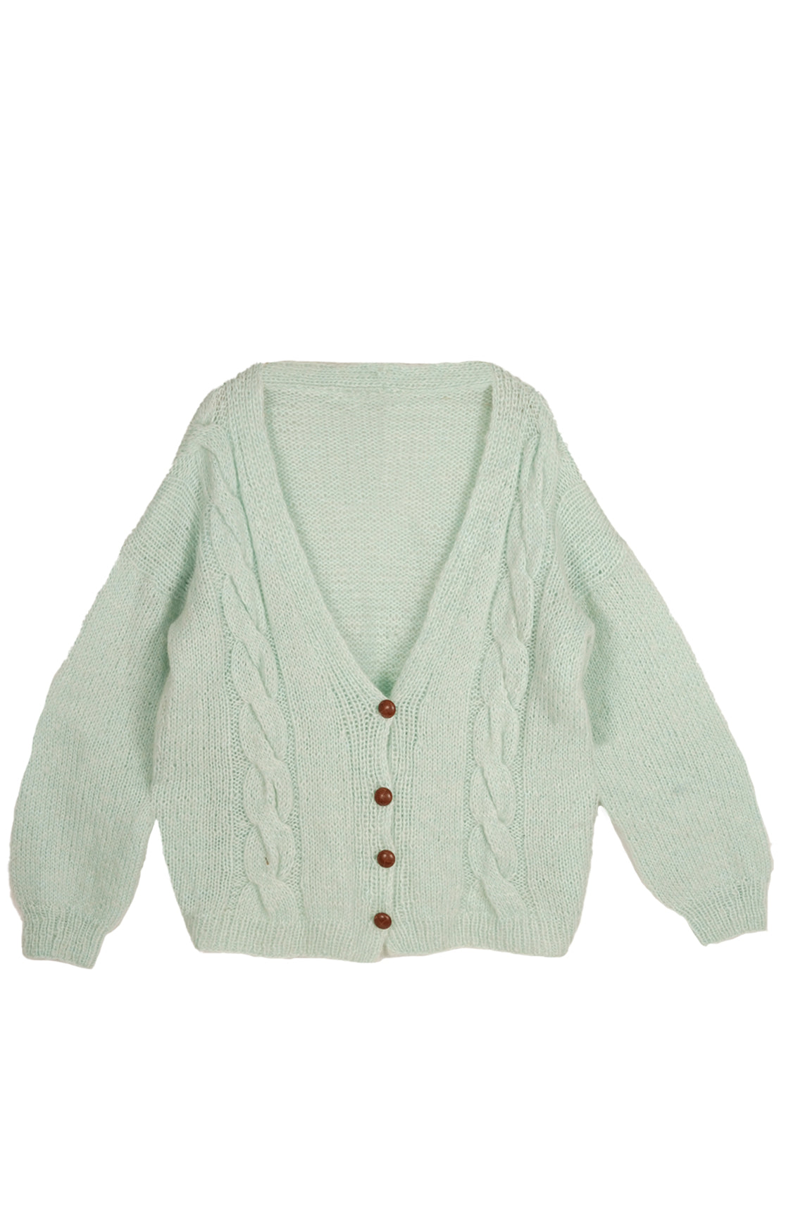 Minty Mohair Cardigan