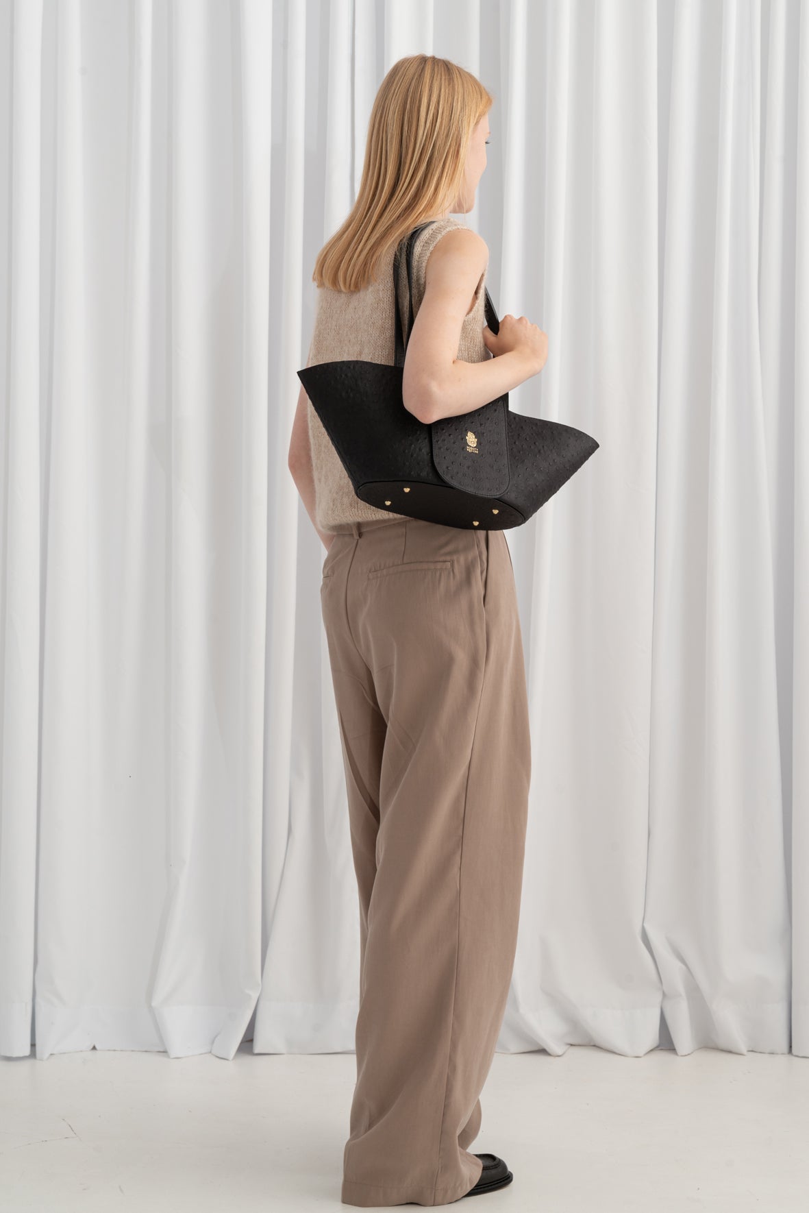 Torebka Skórzana Miss Baguette O'Leather Ostrich