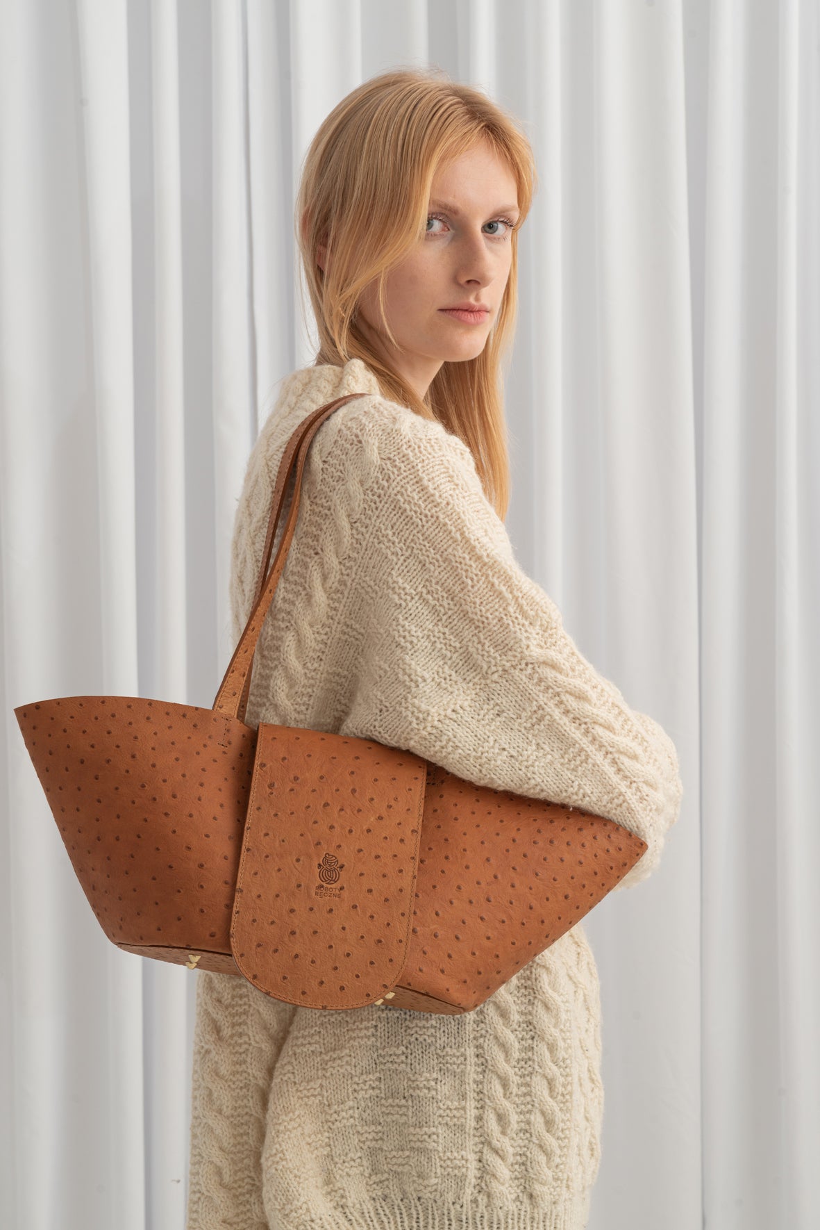 Torebka Skórzana Miss Baguette O'Leather Ostrich
