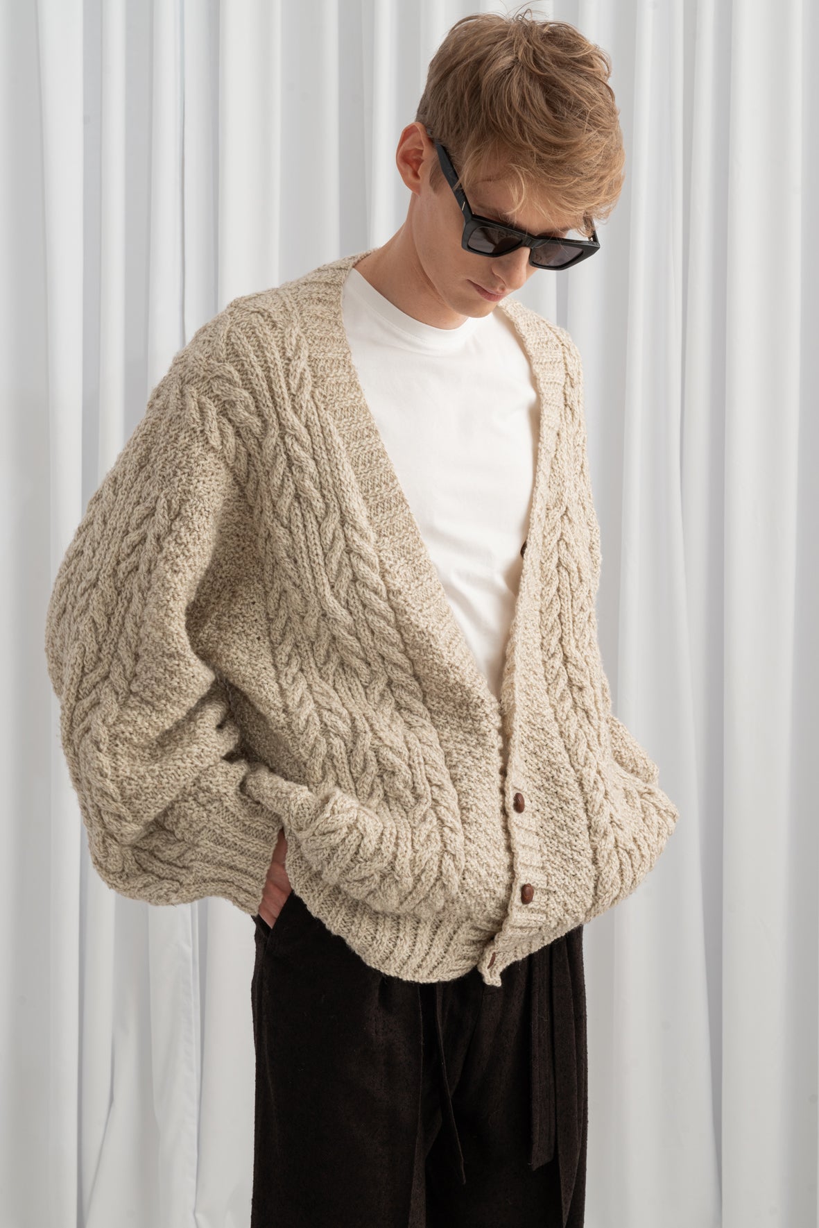 Gotowy Oversized Unisex Cardigan