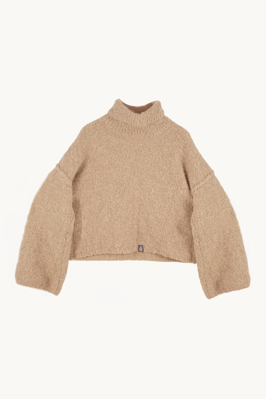 Boucle Knotted Sweater