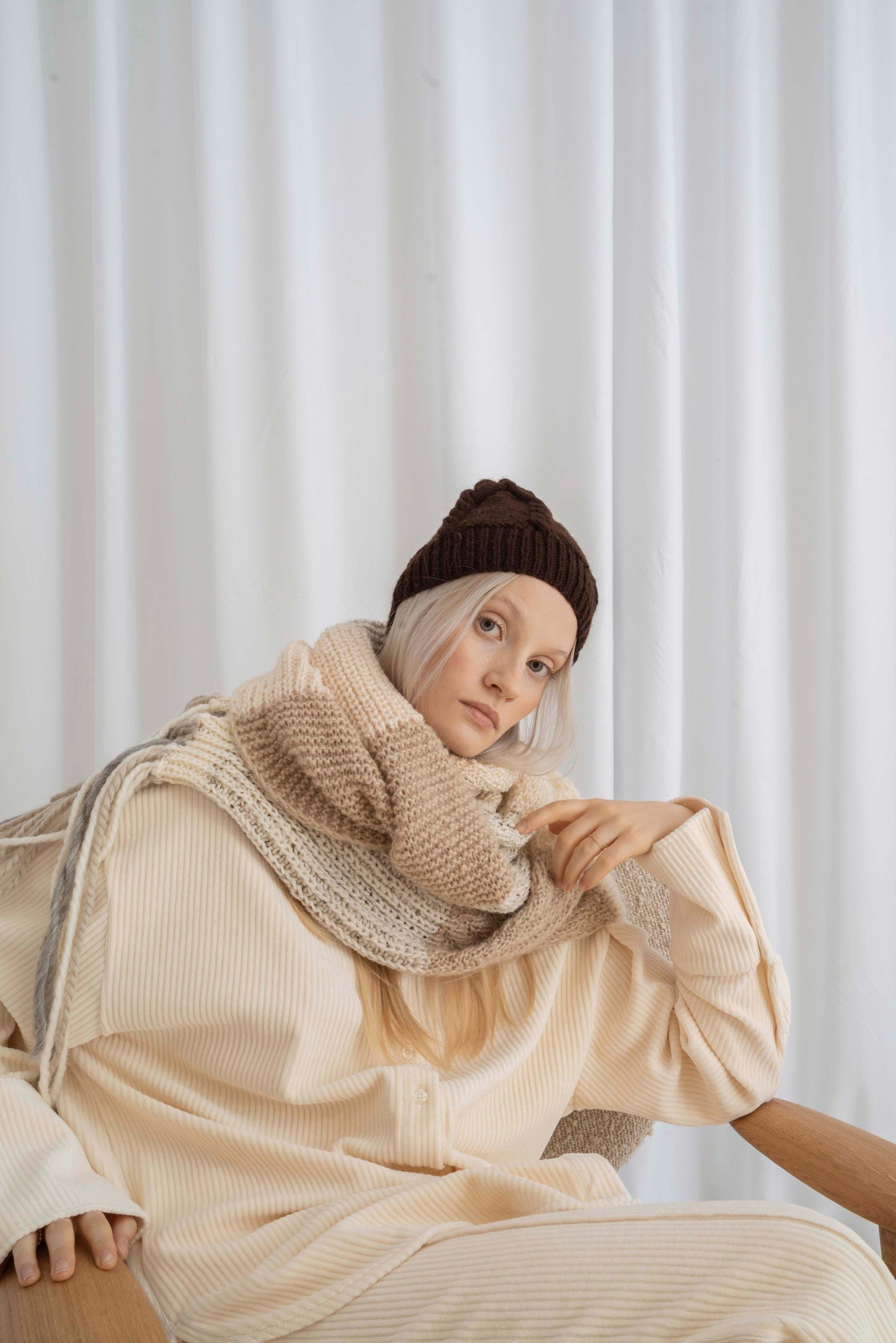 Oversize Patchwork Scarf