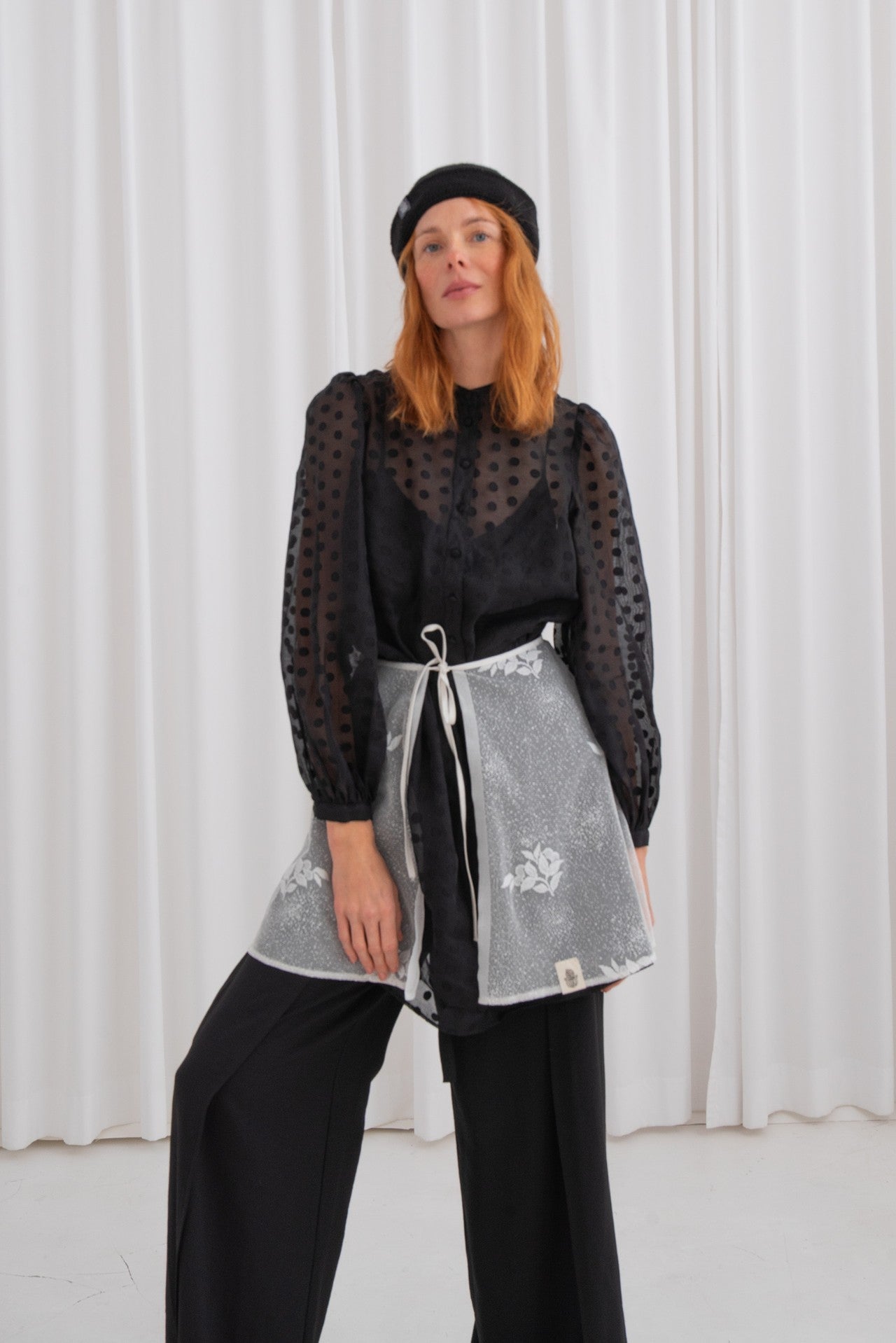 Tied Lace Skirt