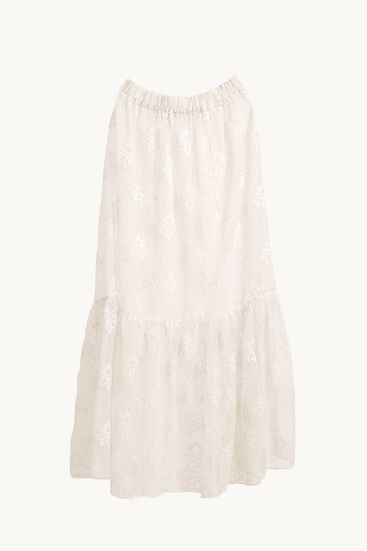 Lace Skirt with Ruffles
