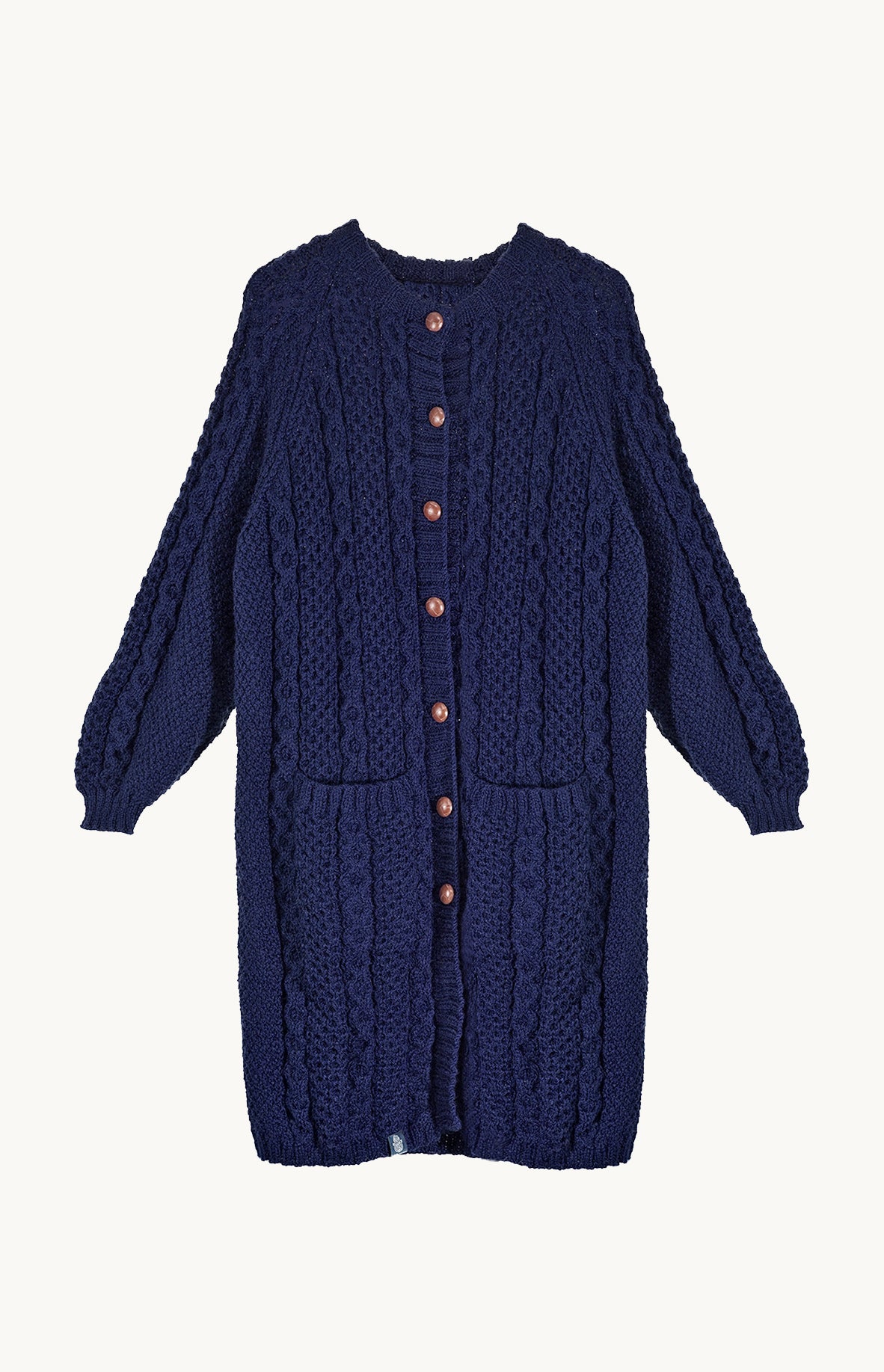 Rozpinany Sweter Oversized Woolen Jacket