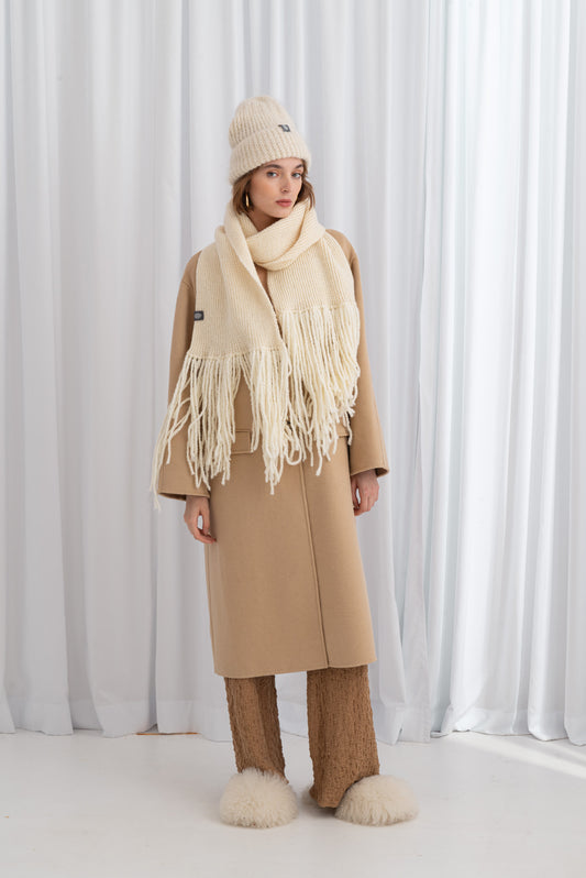 Gotowa Czapka Oversized Mohair Beanie