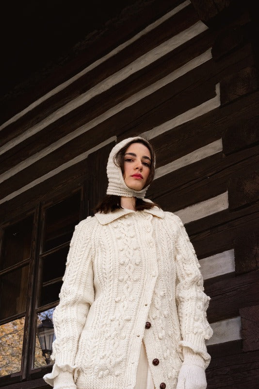 Rozpinany Sweter Babushka Cardigan