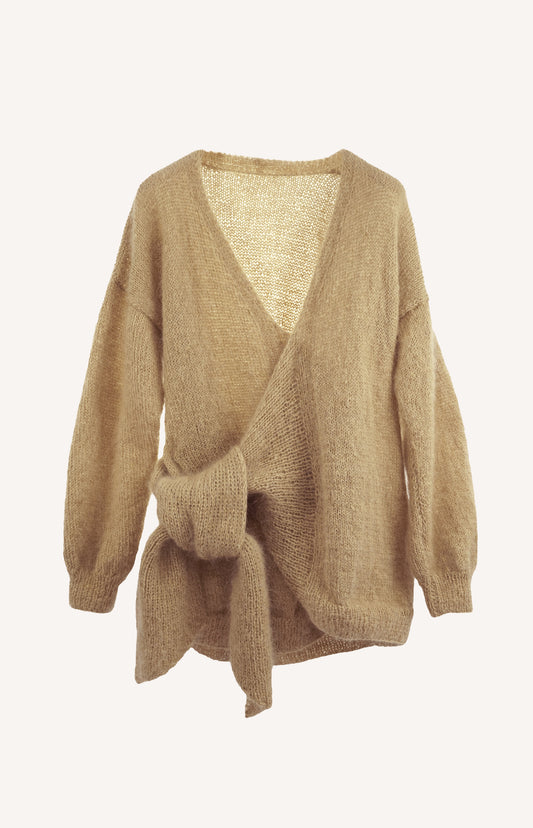 Rozpinany Sweter Big Knot Cardigan