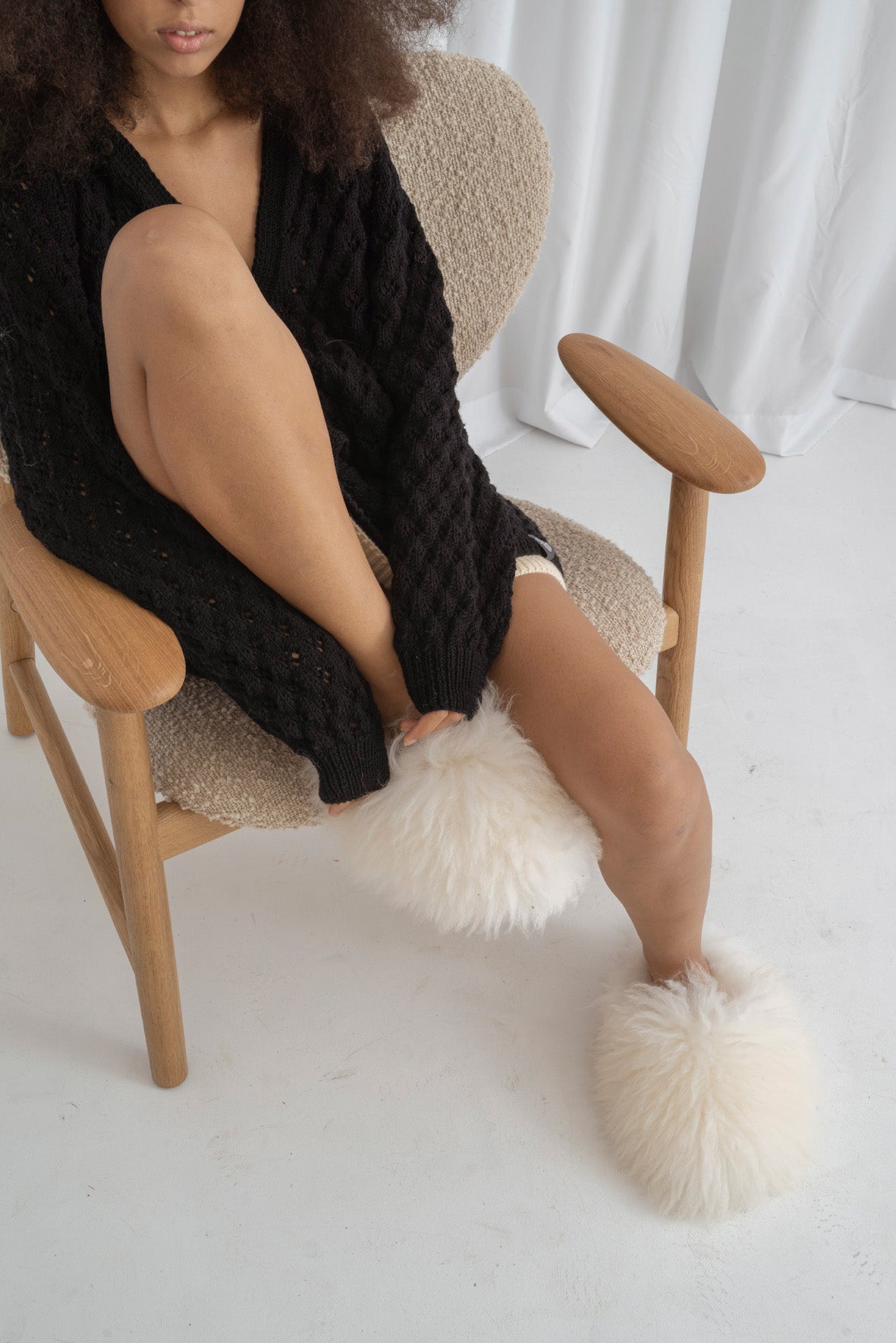 Woolen Slides flip-flops