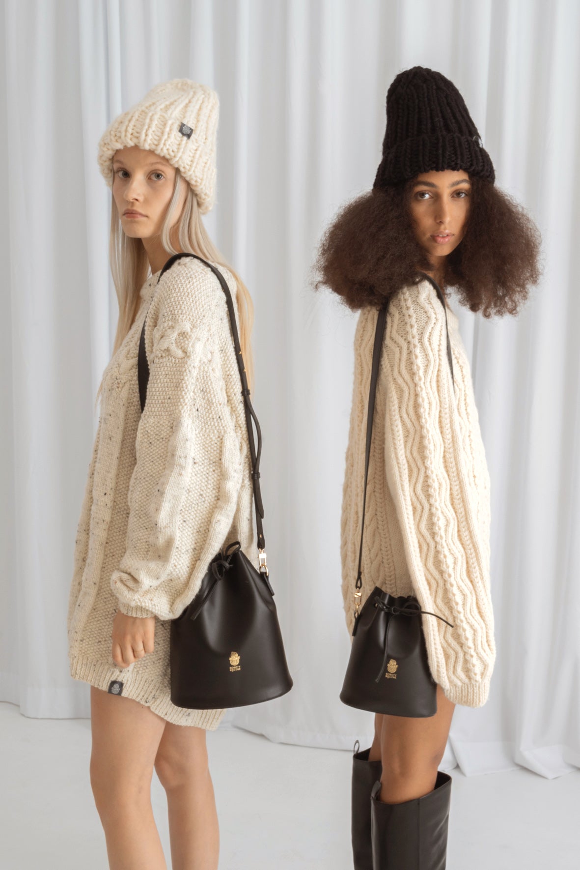 Maria the Leather Bucket Bag