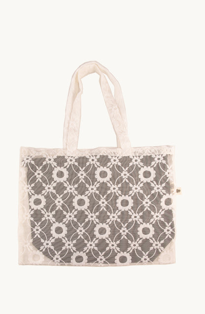 Lace Shopper Bag