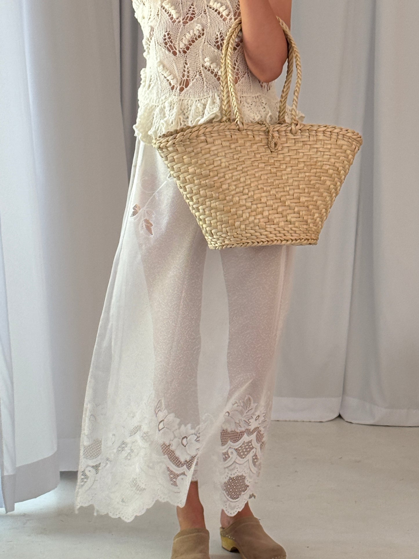 Tied Lace Skirt
