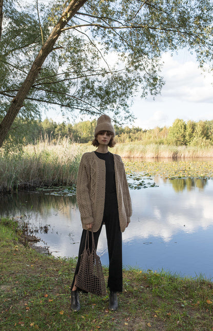 Rozpinany Sweter Classic Woolen Cardigan no. 6
