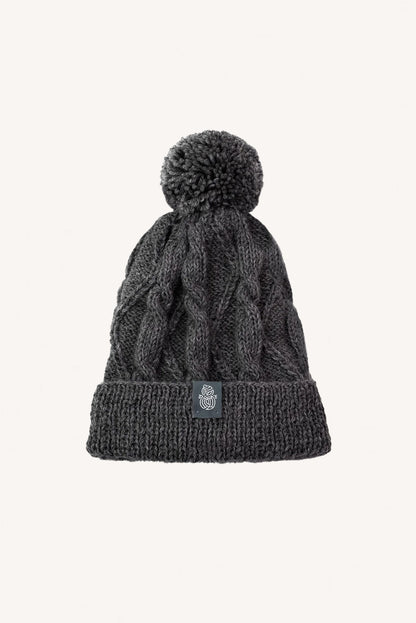 Czapka Double Alpaca Pompom Beanie