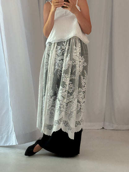 Tied Lace Skirt