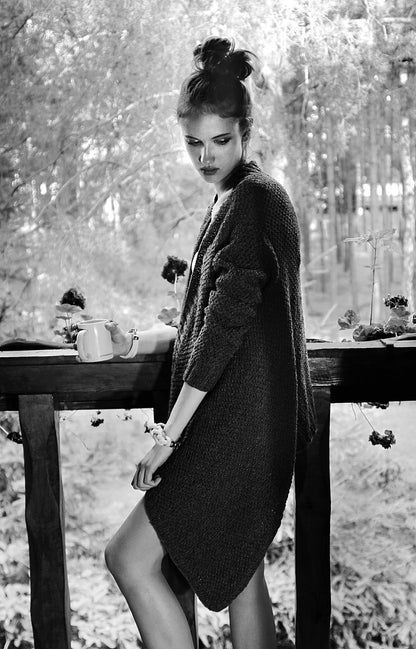 Rozpinany Sweter Oversized Cardigan