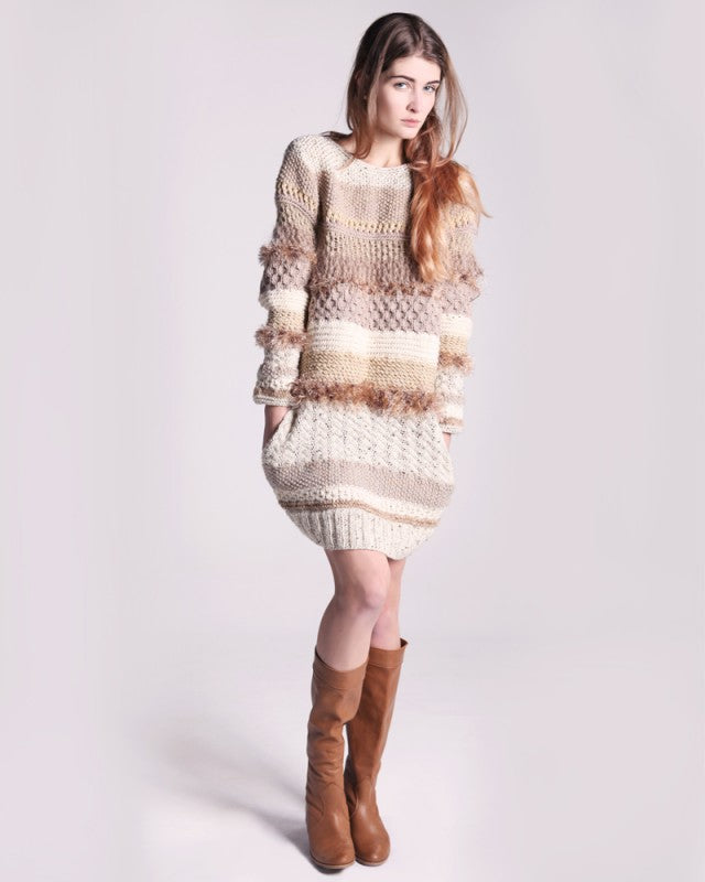 Knitted Structure Dress