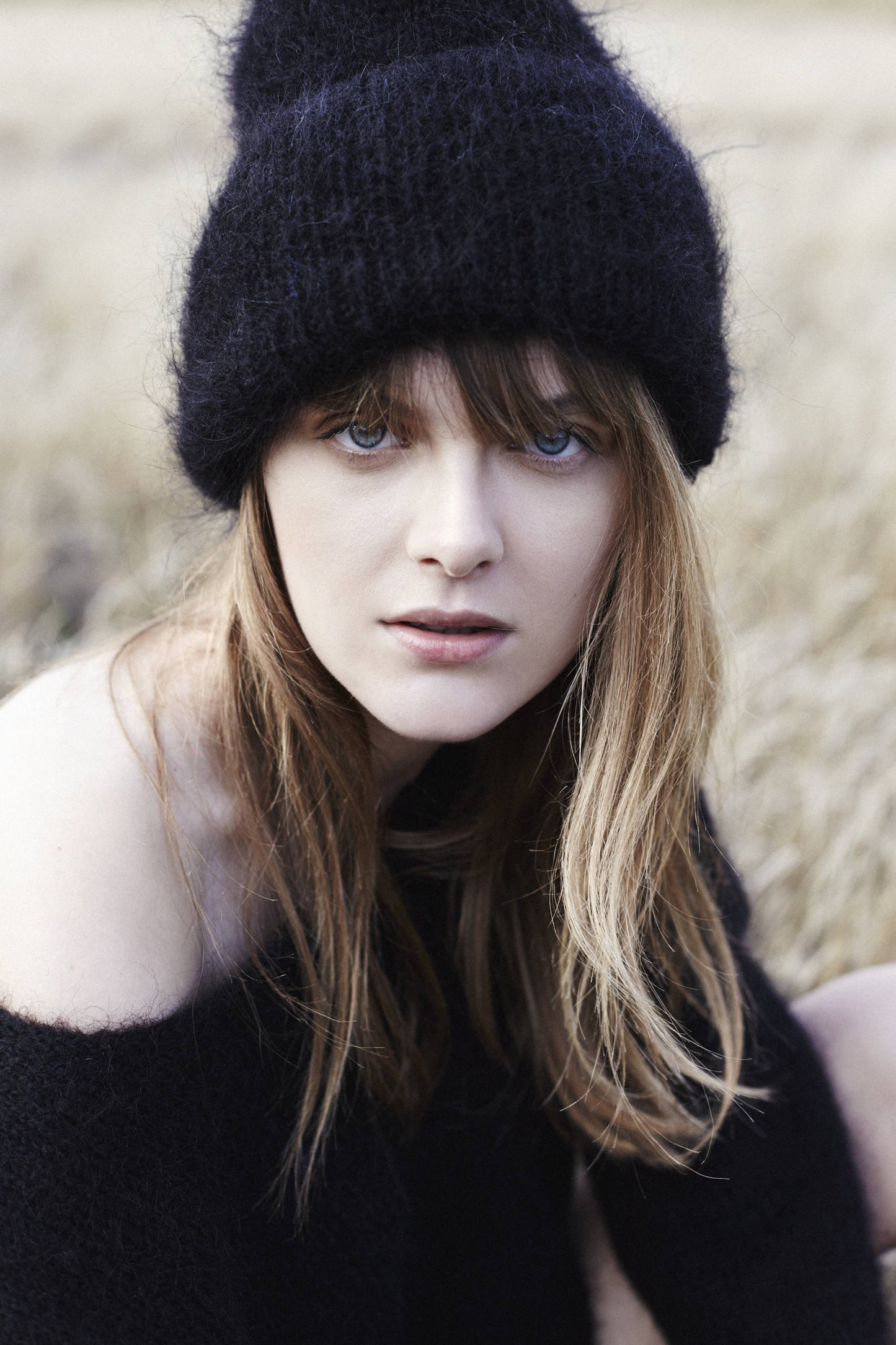 Oversized Mohair Beanie