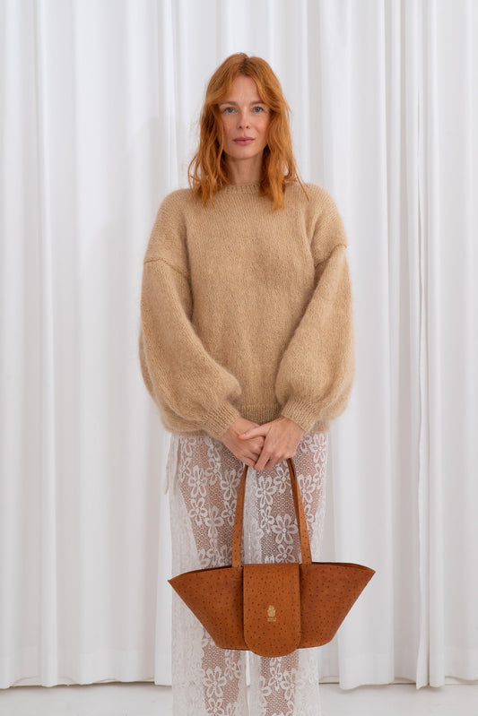 Torebka Skórzana Miss Baguette O'Leather Ostrich