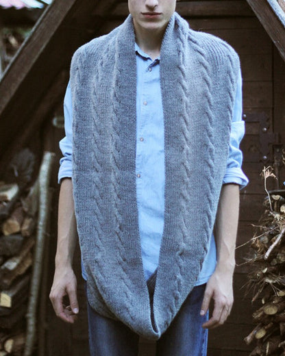 Gotowy Szal Triple Braid Neverending Scarf