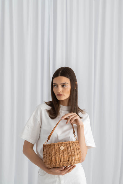 Kosz Wiklinowy Wicker Barrel Basketbag no.2
