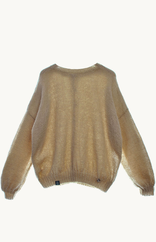 Oversized Buttoned Back Sweater