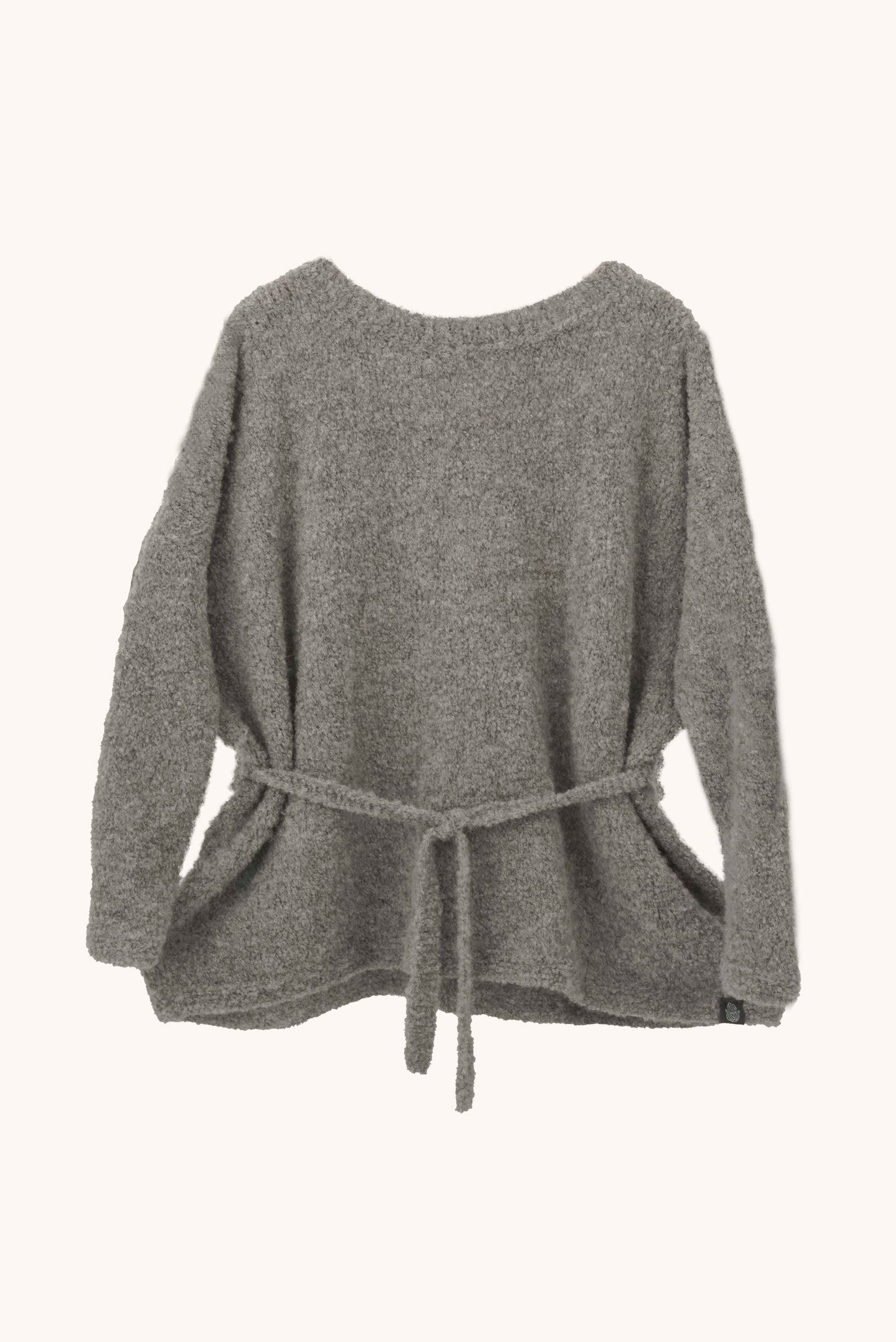 Boucle Knotted Sweater