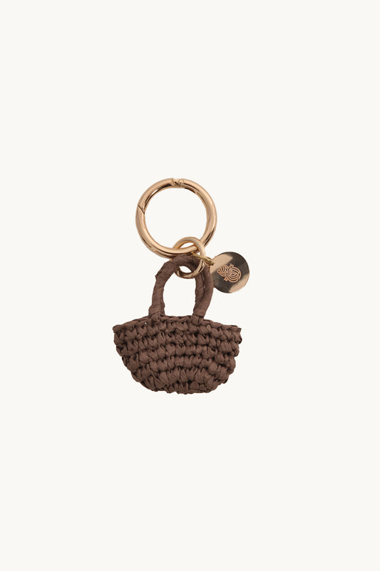 Brelok Raffia Charms Basketbag