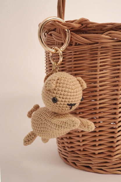 Crochet Charms Animals Keychain