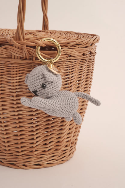 Crochet Charms Animals Keychain