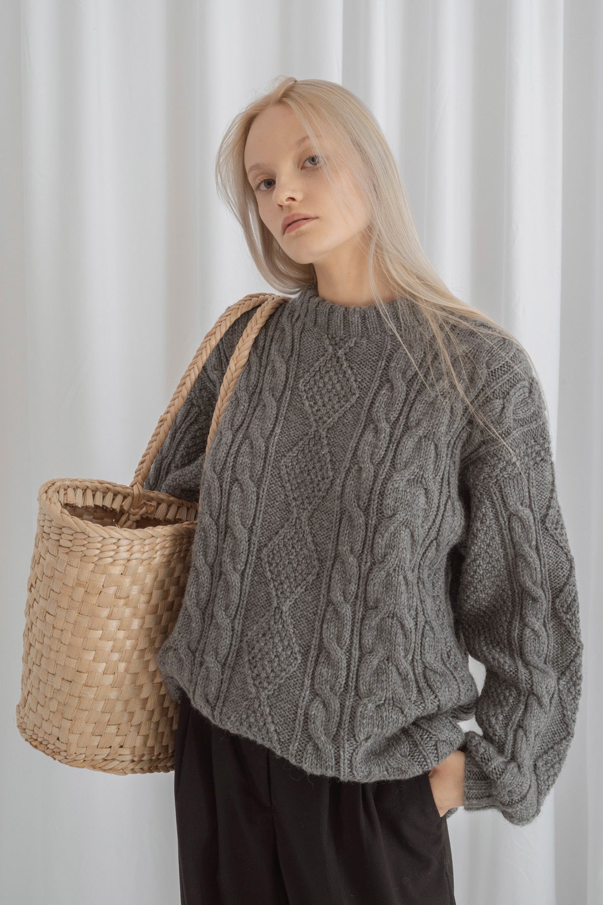 Classic Cable Knit Sweater