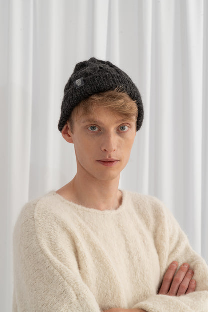 Gotowa Czapka Double Alpaca Beanie