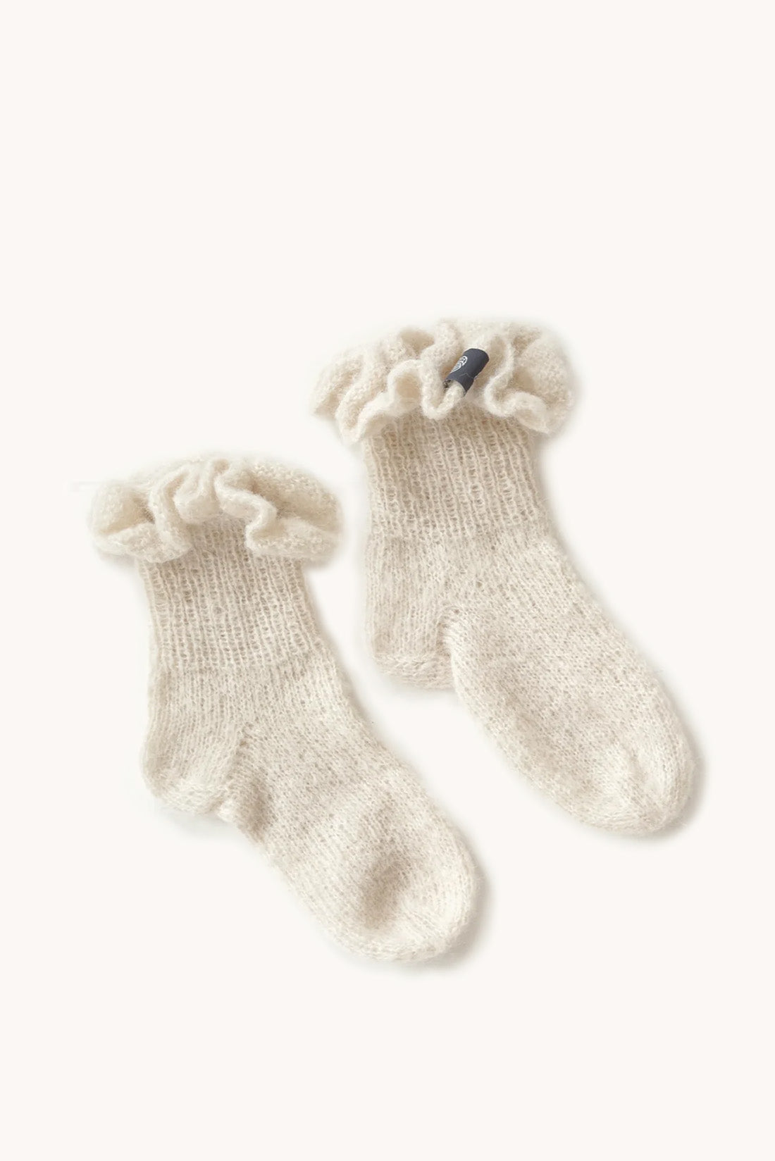 Frill Alpaca & Silk Socks