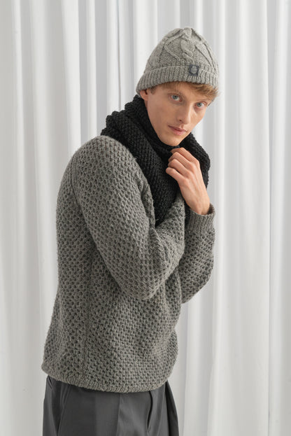 Gotowa Czapka Double Alpaca Beanie