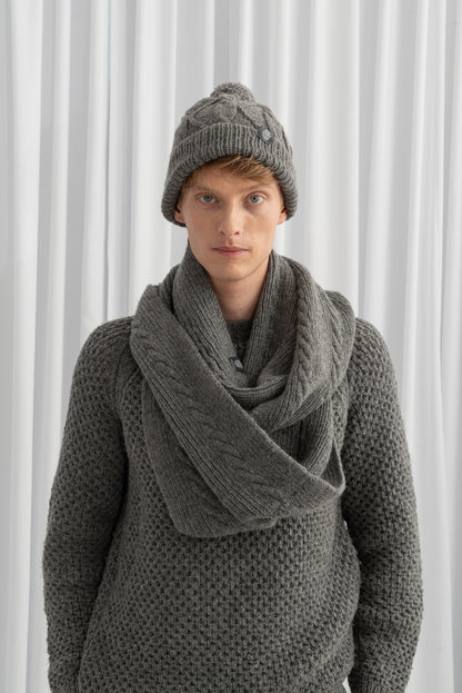 Gotowy Szal Triple Braid Neverending Scarf