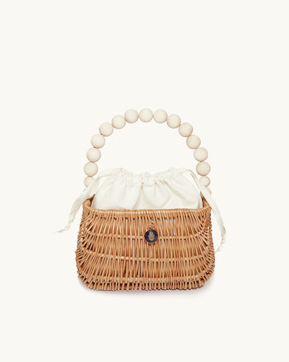 Koszyk Wiklinowy Torebka Ladybead Wicker Basket no. 1