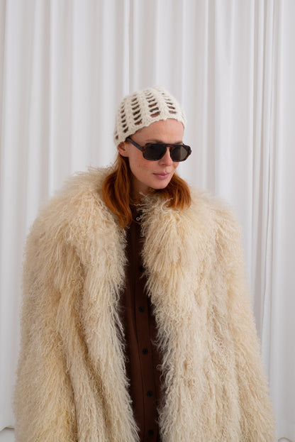 Oversized Mohair Beanie