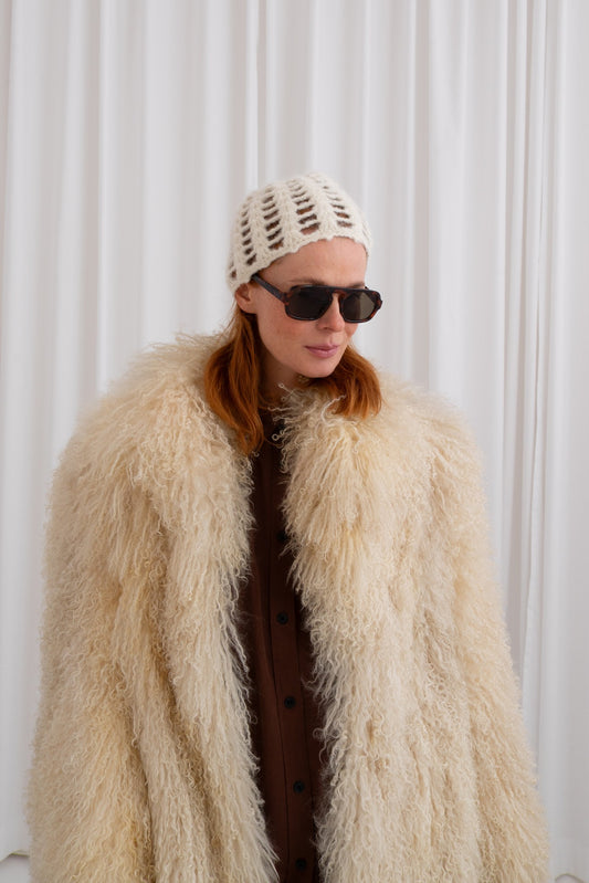 Oversized Mohair Beanie