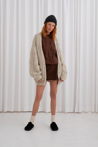 Oversized Mohair Beanie