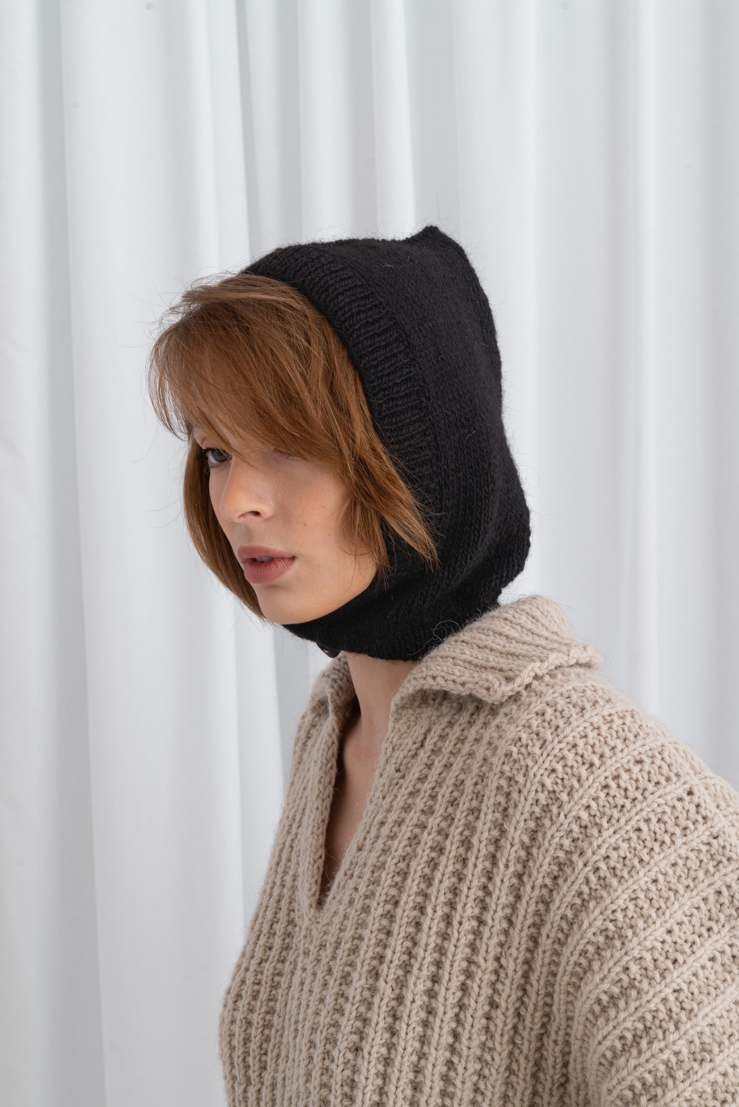 Hoodie Woolen Bonnet