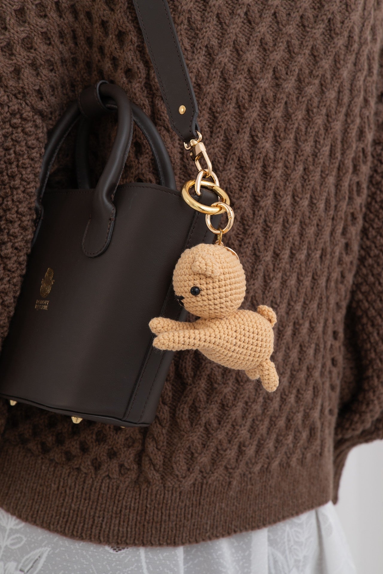 Crochet Charms Animals Keychain