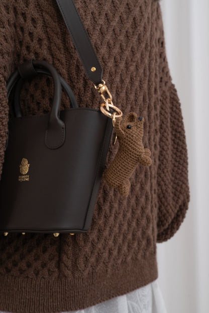 Crochet Charms Animals Keychain