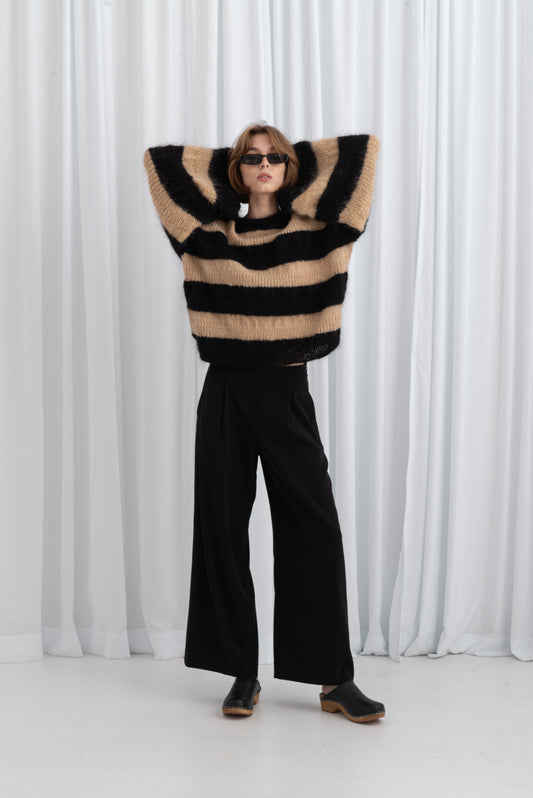 Ready made Striped Mohair Sweater