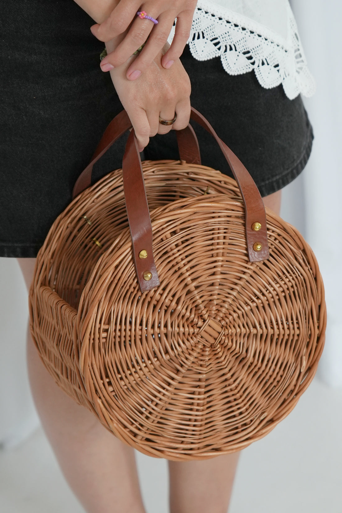 Ladybead Wicker Basket no. 4